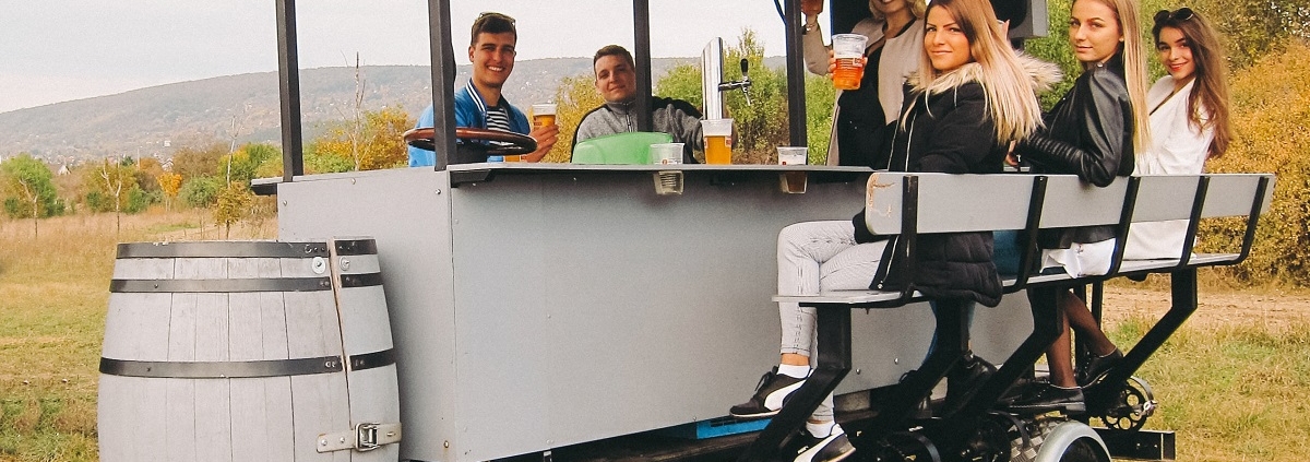 beer bike tour in budapest